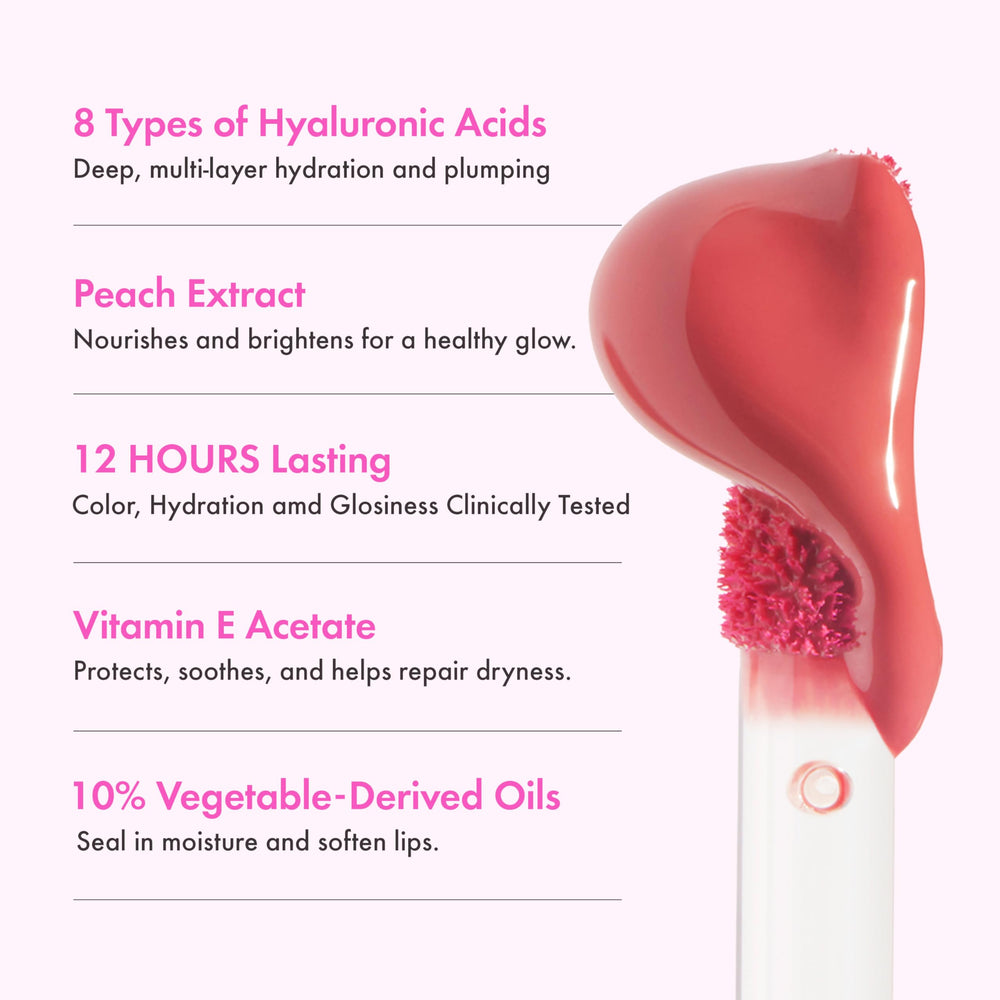 Hydratation Amuse Seoul Jel-Fit Tint via acide hyaluronique et pêche