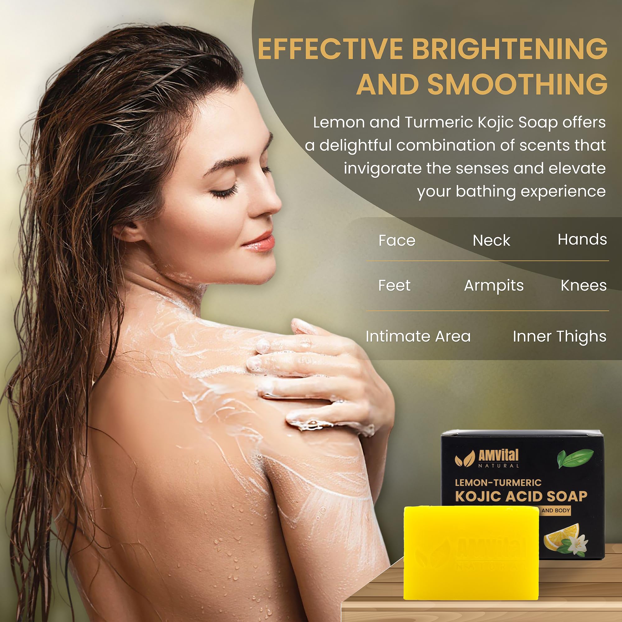 AMVital savon en format 3-barres, pratique pour la salle de bains et les voyages.