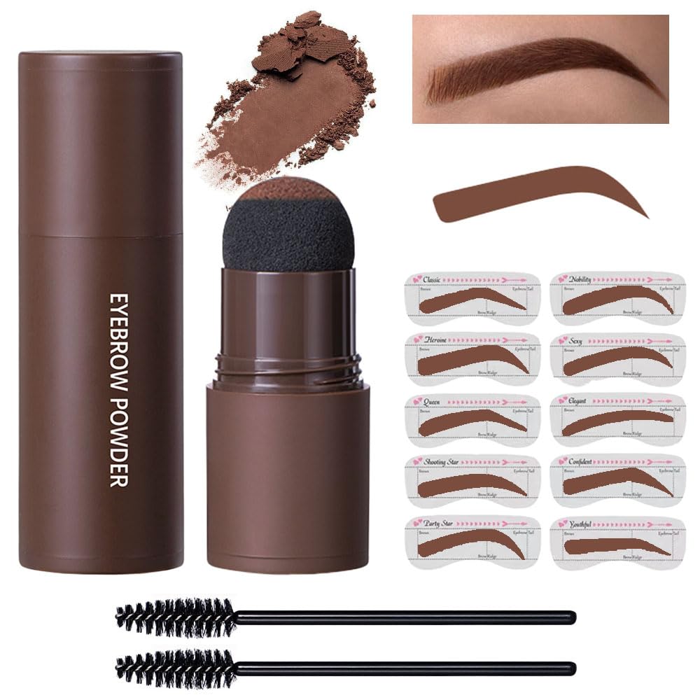 AMY'S DIARY kit sourcils tampon et pochoirs pack-shot pour un regard naturel.