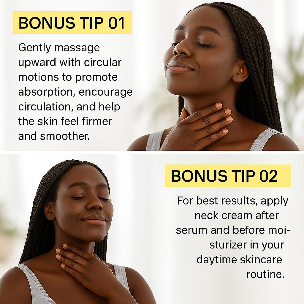 AMZEYE crème cou: dermatologiquement testée pour une sécurité renforcée.
