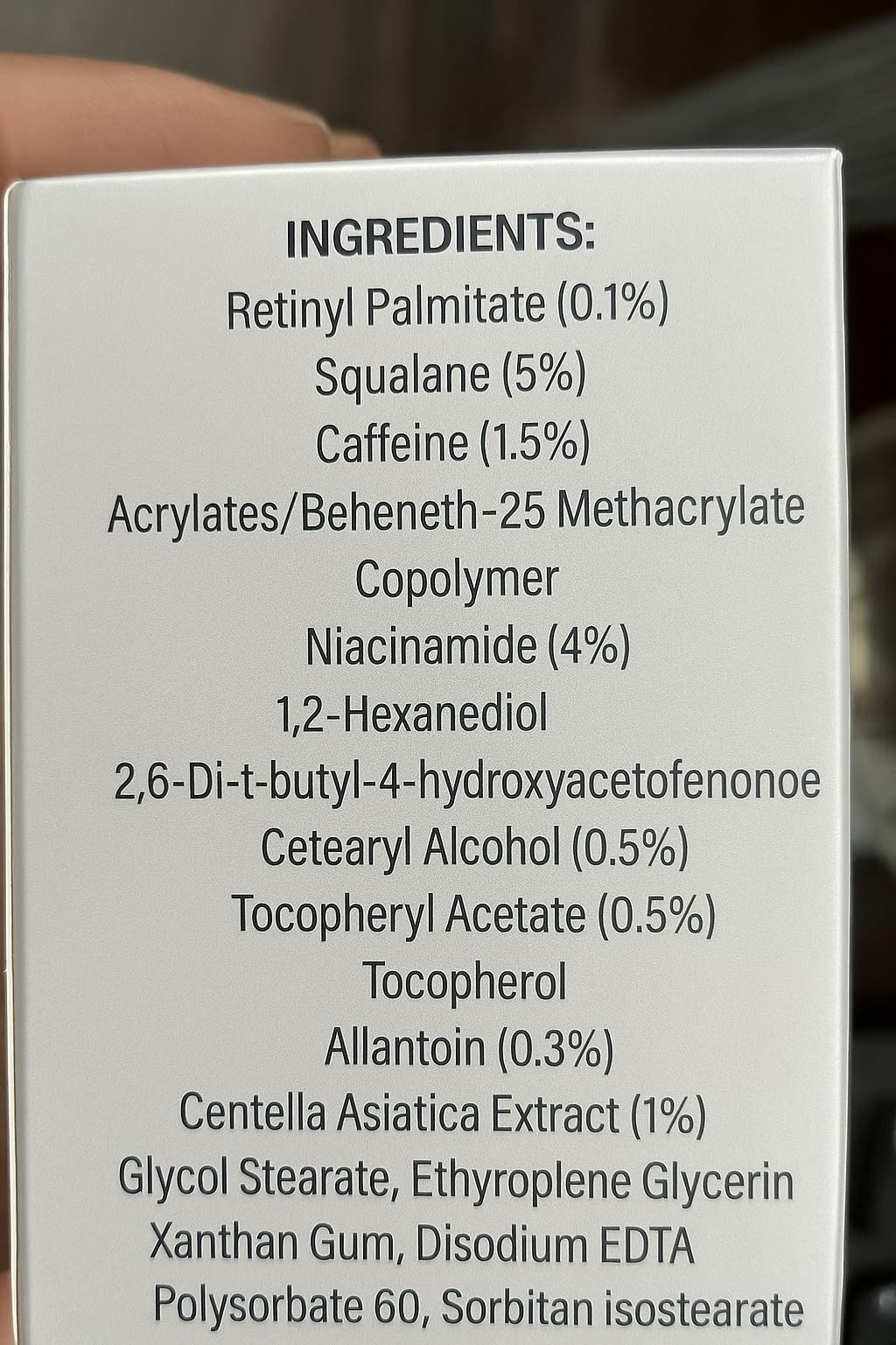 Format 50 g AMZEYE crème – pratique pour la routine.
