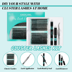 AMZGIRL 40D/50D mixed lashes 9-16 mm for varied looks