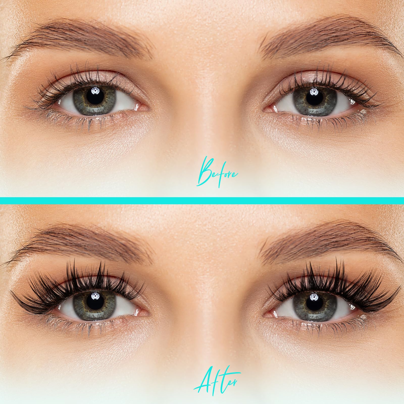 AMZGIRL guide DIY pour une application facile des cils.