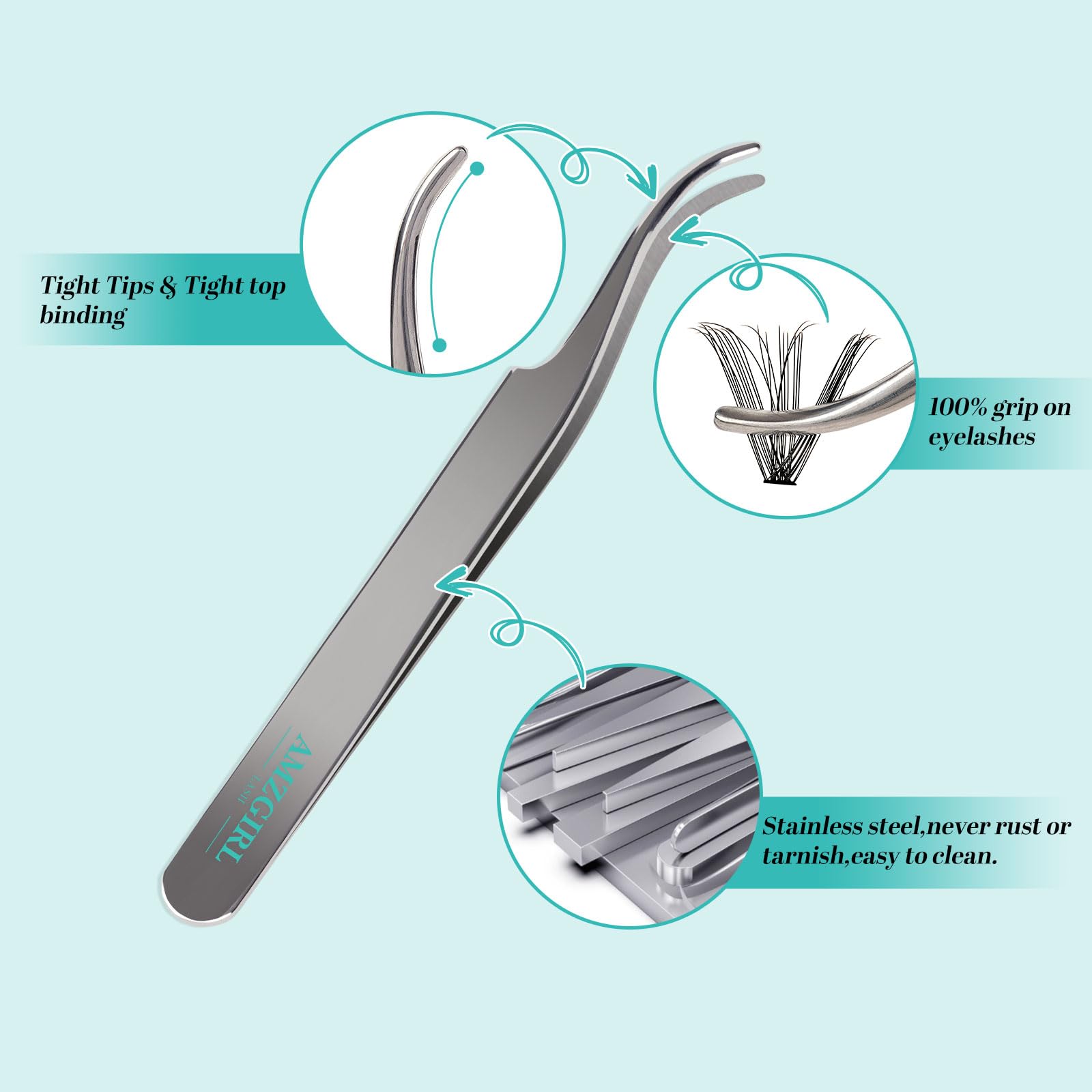 AMZGIRL LASH kit longueurs 9-16mm – mélange flexible pour look varié