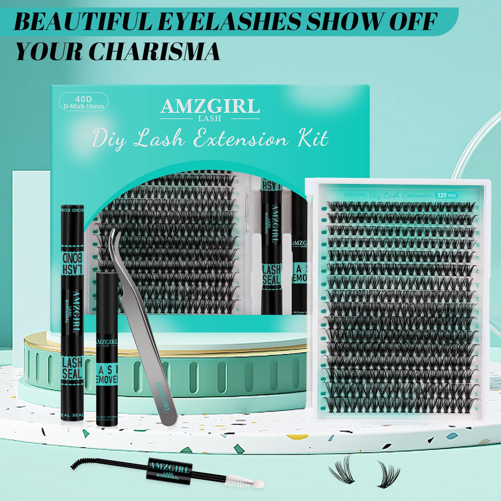 AMZGIRL LASH kit maison – créez votre style sans salon