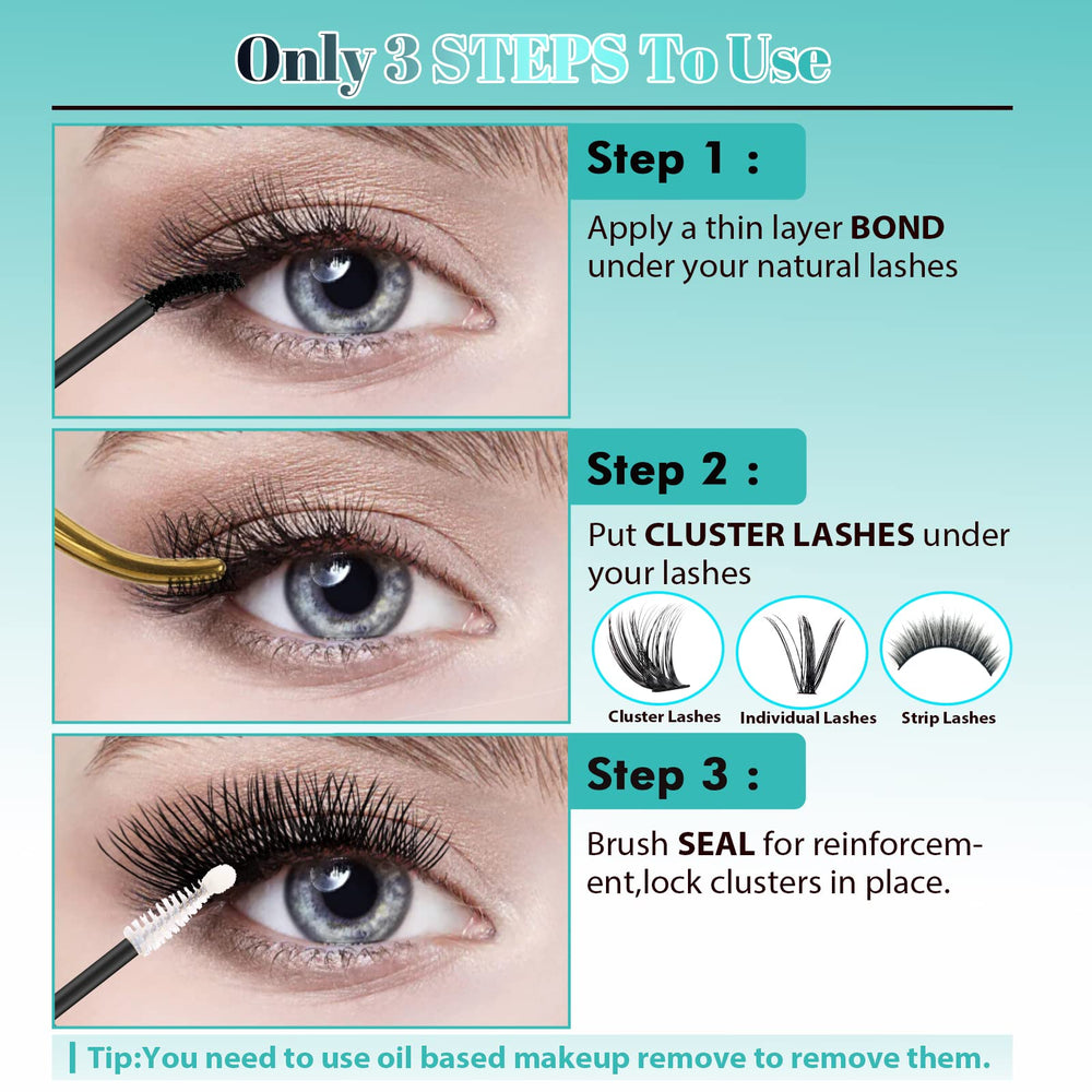 AMZGIRL LASH adhesif impermeable 72h, tenue fiable