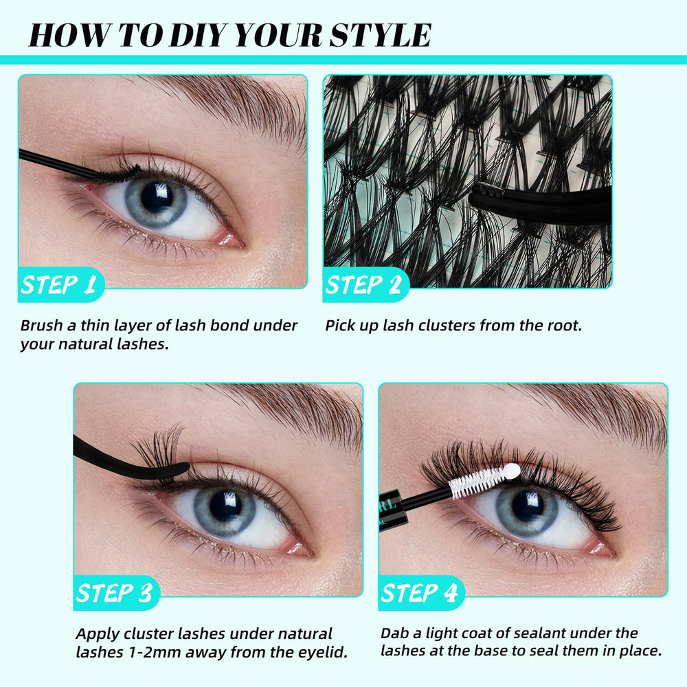 AMZGIRL LASH application facile: pose precision et controle du volume.