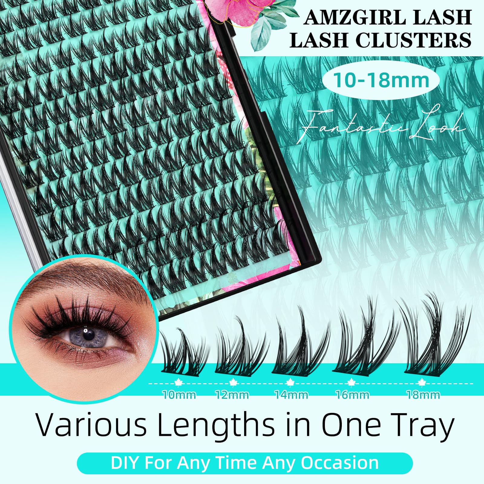 AMZGIRL LASH bande ultra-fine pour un raccord discret et confortable