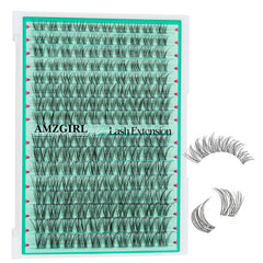 AMZGIRL LASH clusters bande invisible 160 pièces pour un rendu discret et naturel
