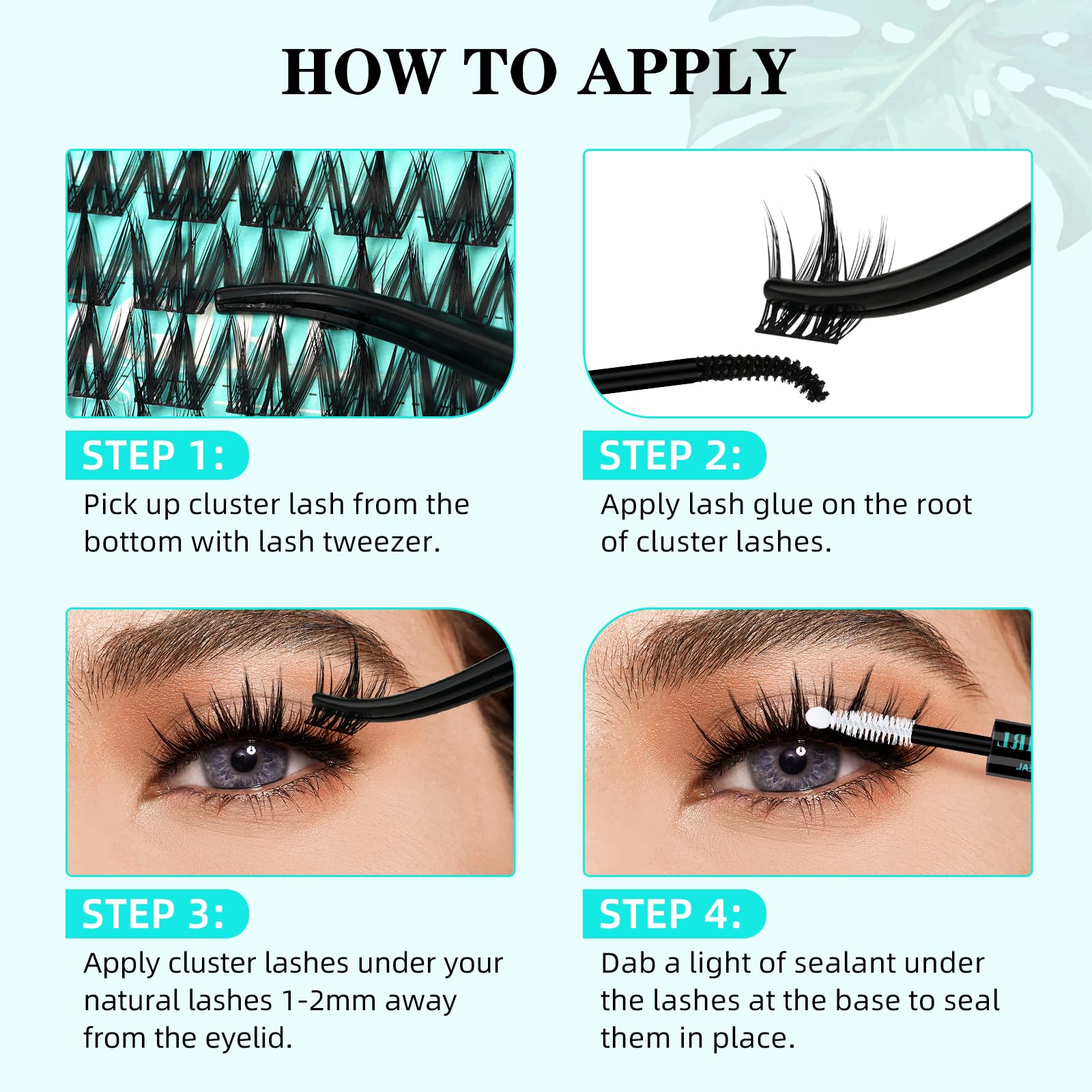 AMZGIRL LASH Clusters Manga effet look humide: rendu naturel et captivant