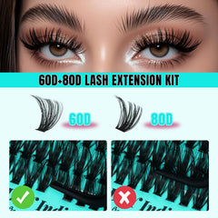 AMZGIRL LASH Lash Clusters: mélange de couleurs pour personnaliser chaque look