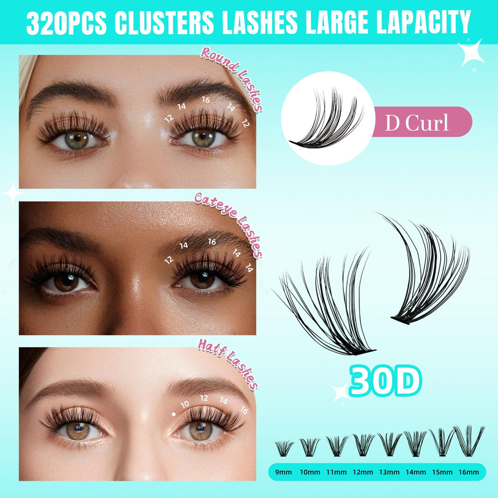 AMZGIRL LASH: montage facile pour créer divers regards chez soi.
