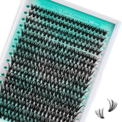 AMZGIRL LASH: plateau 320 pièces, 30D et 9-16mm pour un look naturel rapide.