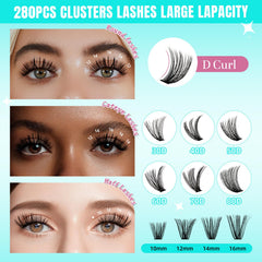 AMZGIRL LASH cils confort légers pour utilisation quotidienne.
