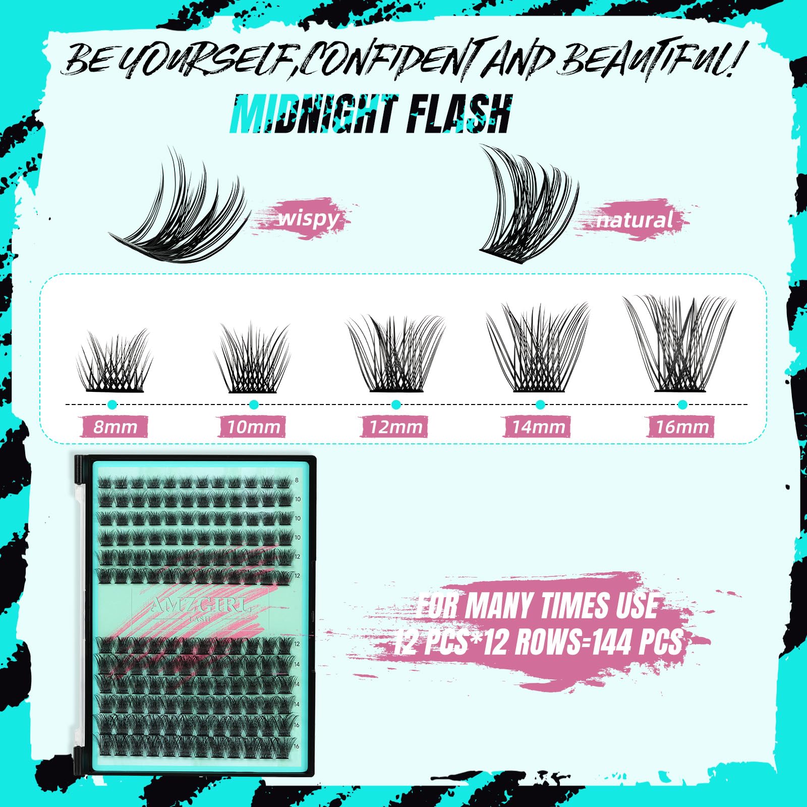 AMZGIRL LASH démaquillant extensions pour retrait sans résidu
