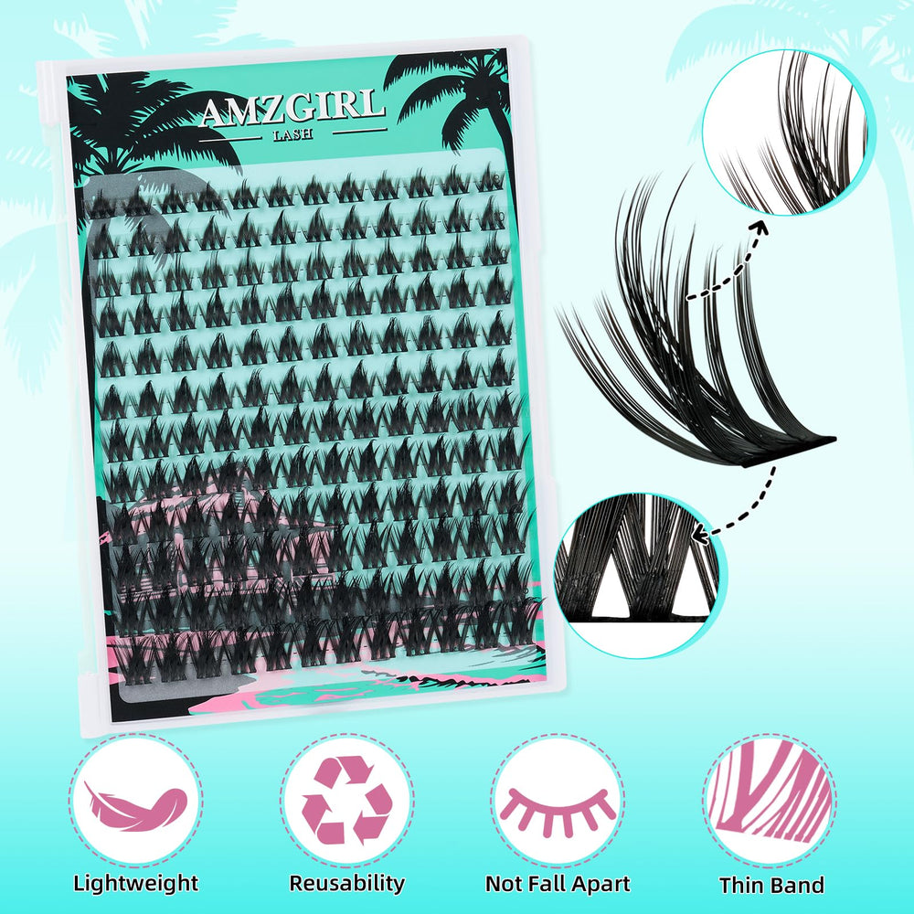 AMZGIRL LASH Fairy Cluster Manga 144pièces – application rapide à domicile en quelques minutes