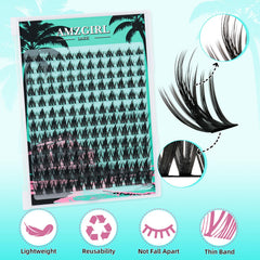 AMZGIRL LASH Fairy Cluster Manga 144pièces – application rapide à domicile en quelques minutes