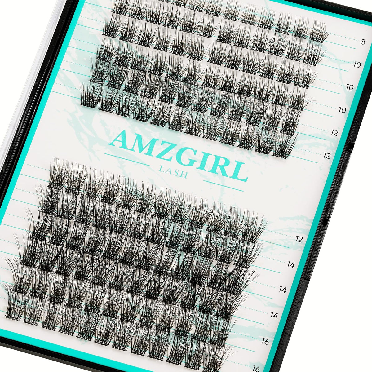 AMZGIRL LASH grappes légères 8-16mm pour un look naturel durable.