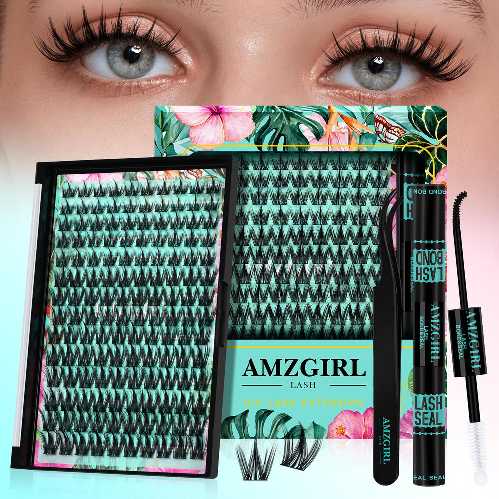 AMZGIRL LASH Kit Clusters Manga ensemble complet pour extensions naturelles et rapides