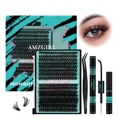 AMZGIRL LASH Kit ensemble de 320 pièces cils pour créer des looks personnalisés.
