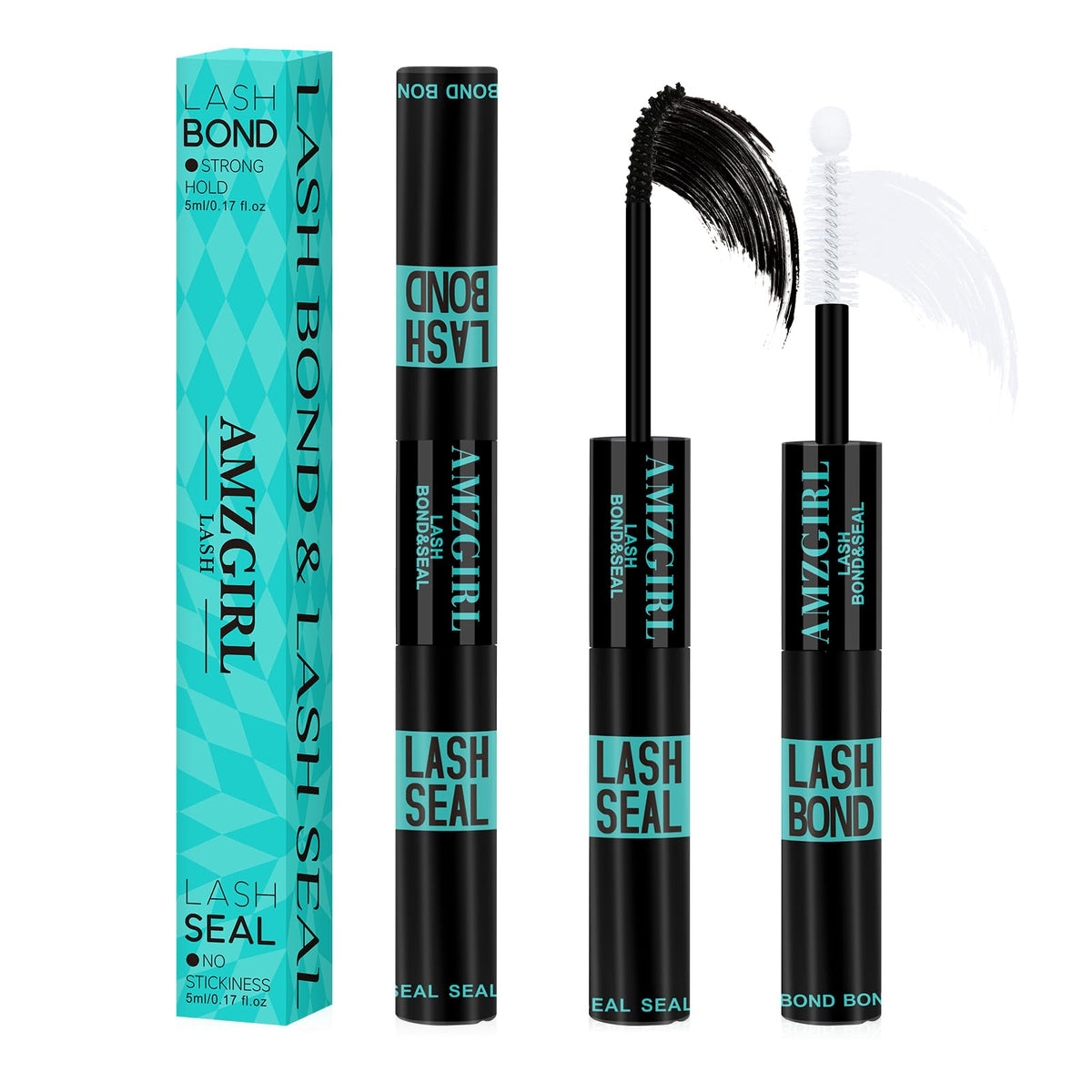 AMZGIRL LASH liaison-scellage avec brosse spirale, application précise des cils.