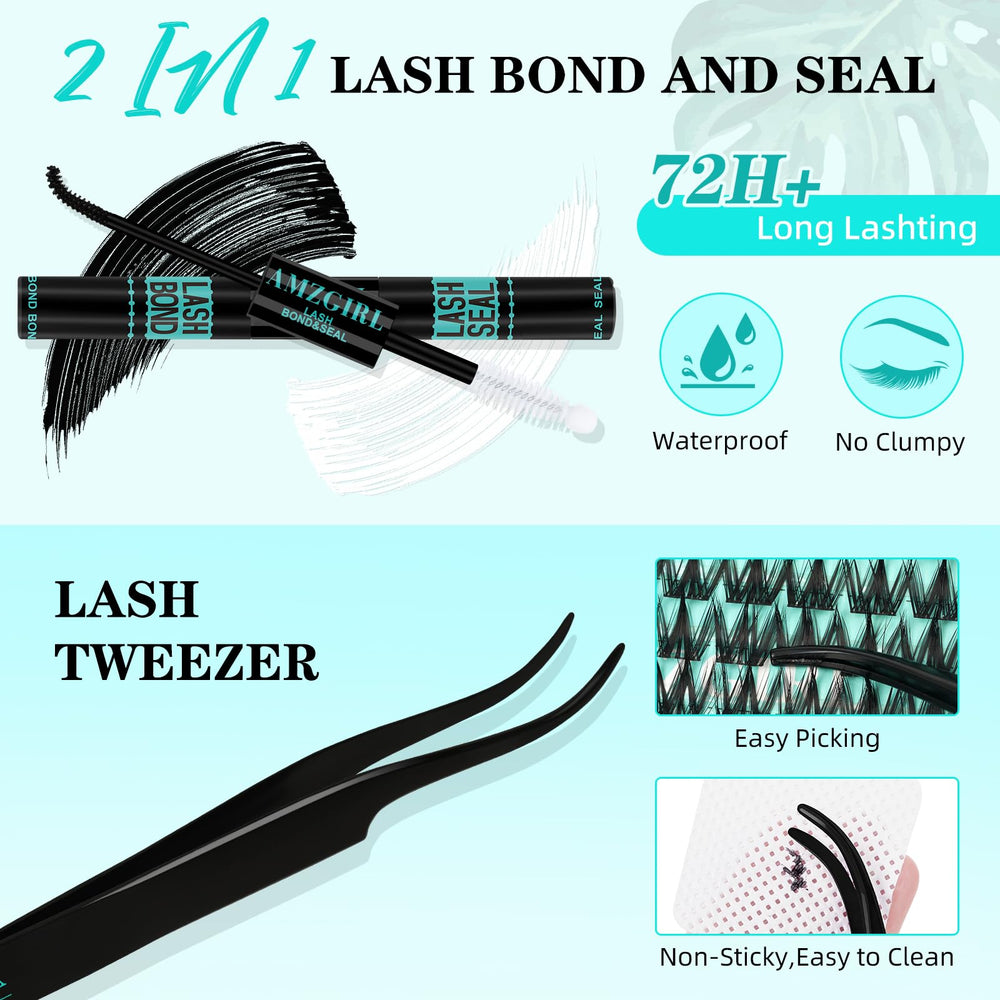 AMZGIRL LASH liant et scellant étanches pour une tenue durable