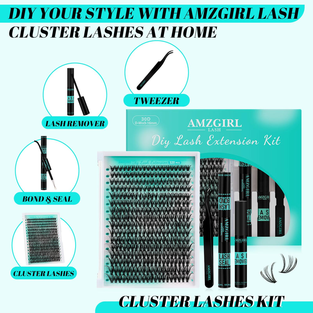 AMZGIRL LASH liant-vernis cils pour fixation durable et résistance à l'eau