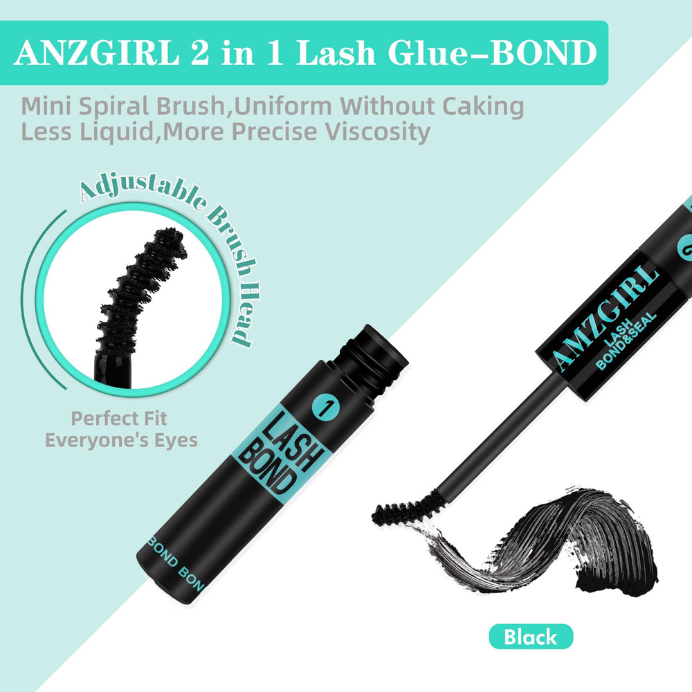 AMZGIRL LASH microfibres sous les cils, rendu naturel
