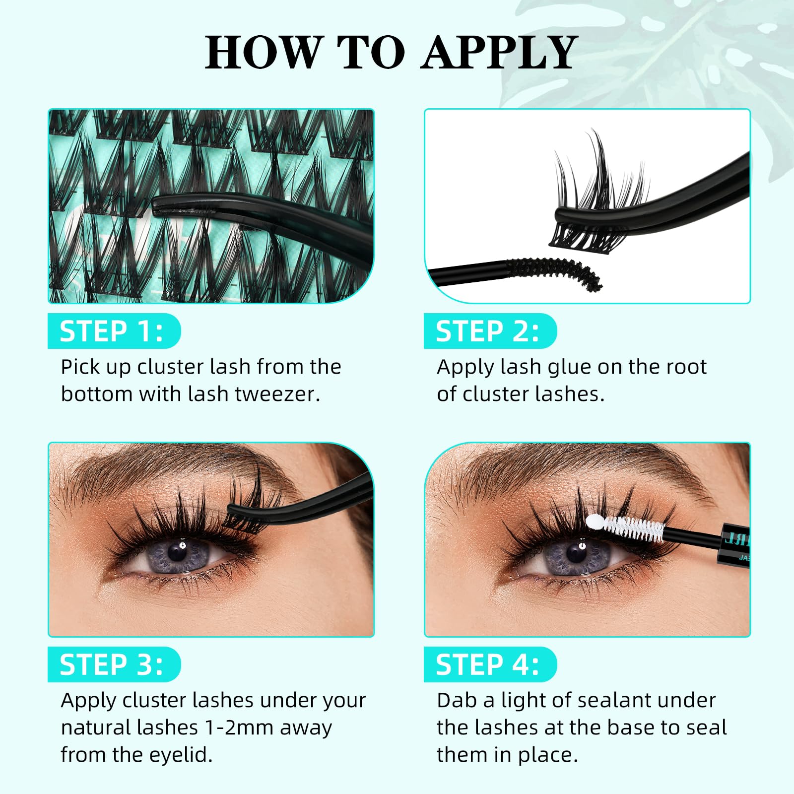 AMZGIRL LASH pince à cils pour une pose précise