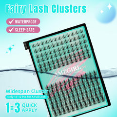 AMZGIRL LASH - tailles 8–16 mm variées pour un rendu manga naturel.