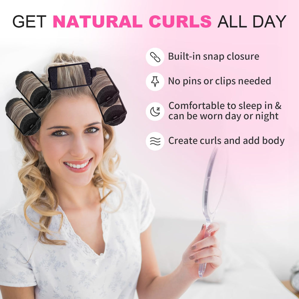 Amzpus rouleaux mousse souple – détail diamètre pour boucles définies.