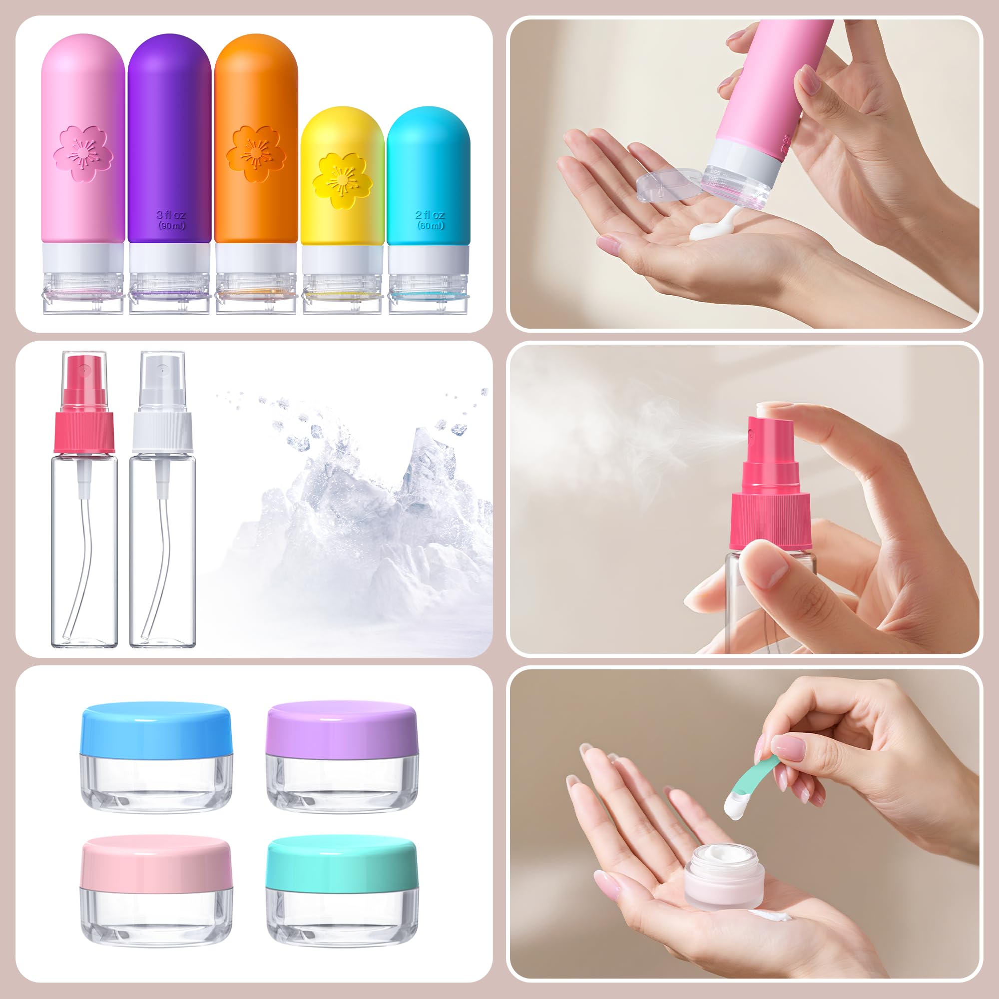 Spatules cosmétiques Amzrole, accessoires de dosage