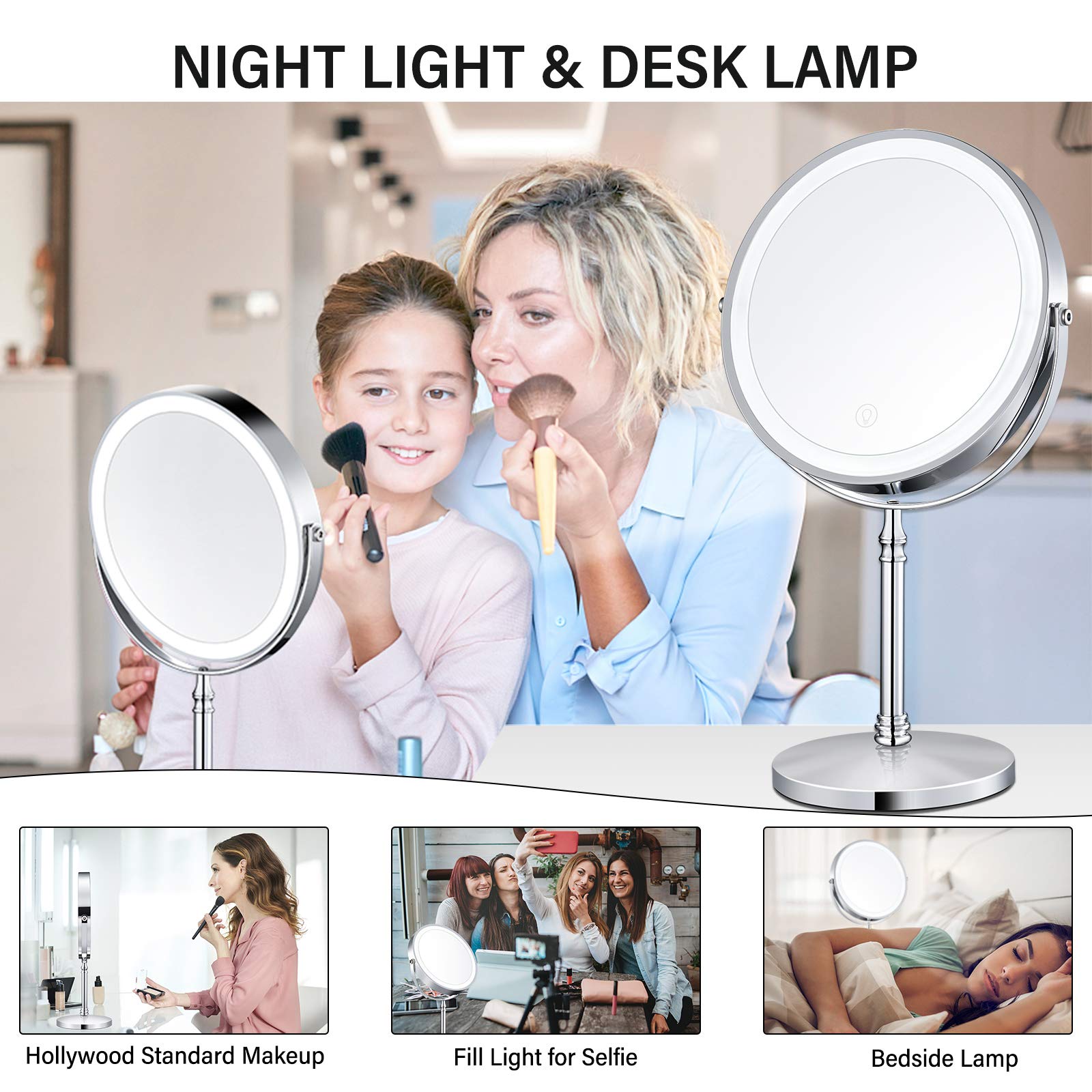 AMZTOLIFE Miroir idéal comme cadeau pratique