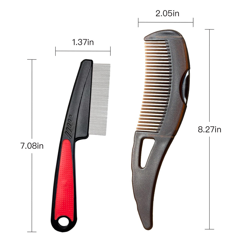 AMZWISH ensemble de deux peignes, soin capillaire pratique pour adultes et enfants.