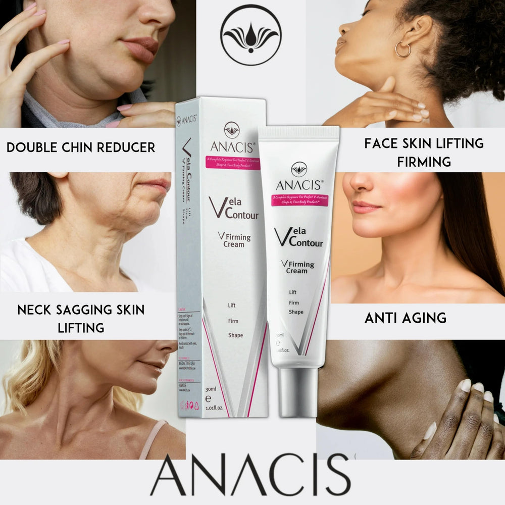Anacis Crème Cou texture satinée sur la peau