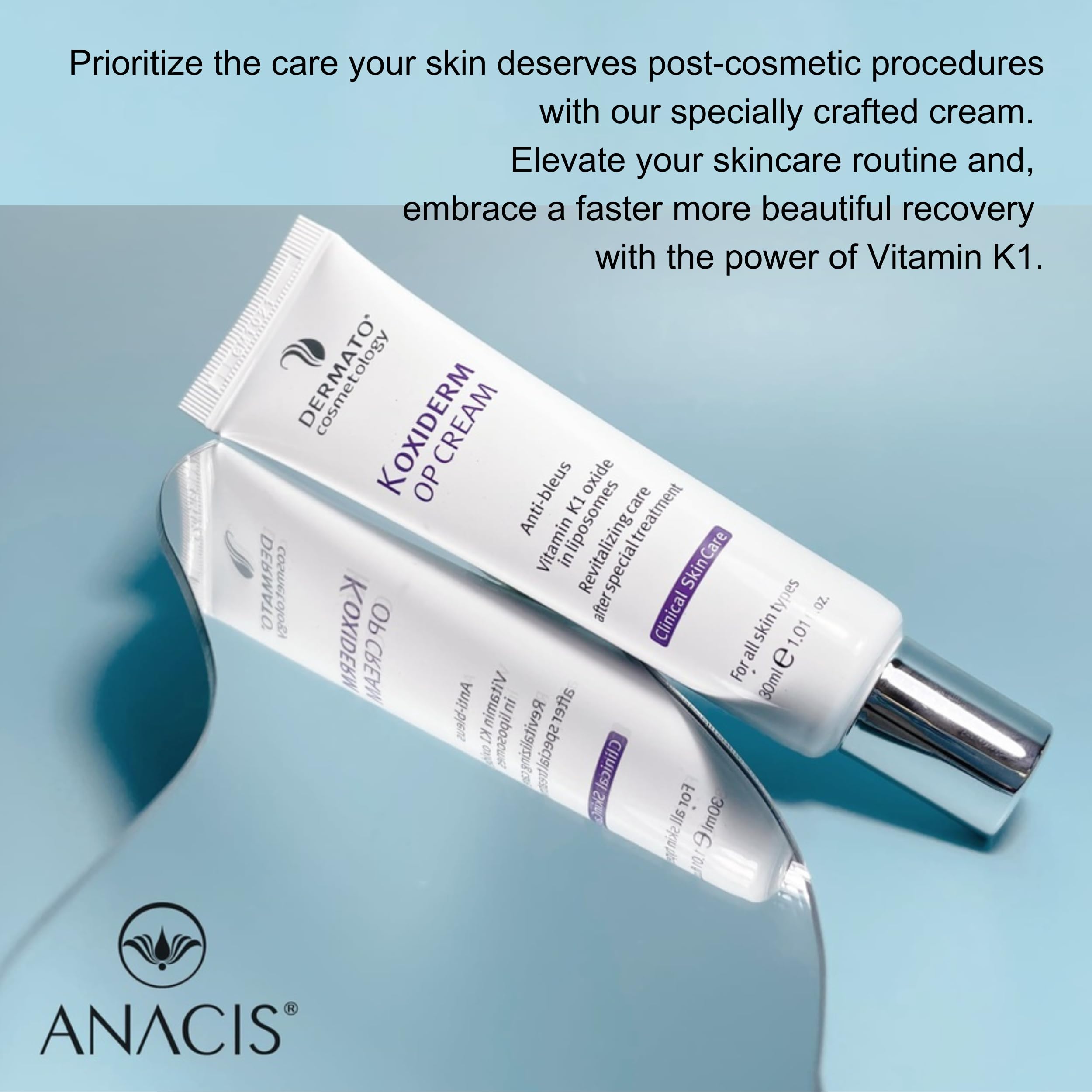Anacis Crème Oxiderm après procédure: soutien post-traitement pour une récupération plus douce