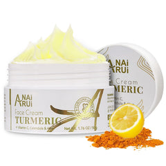 ANAI RUI Crème Visage Curcuma Flacon: hydratation et éclat.