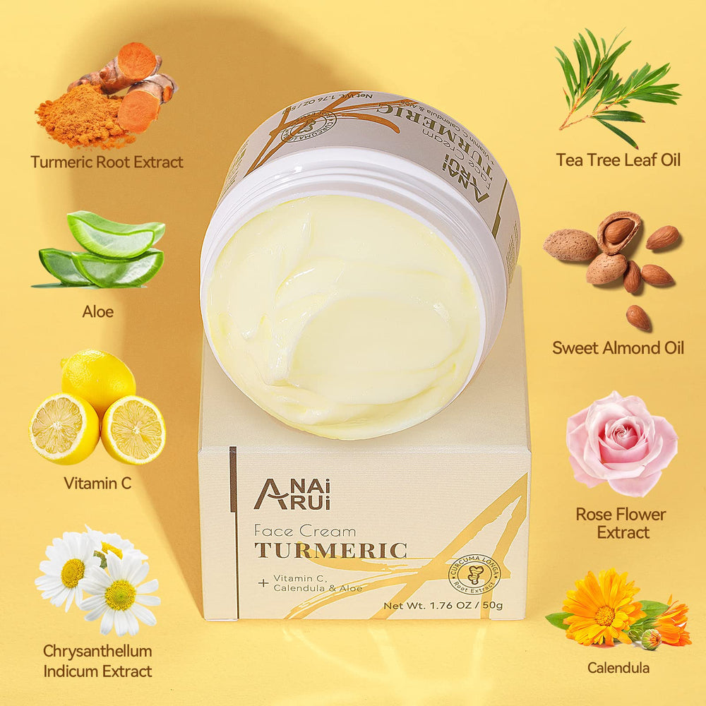 ANAI RUI Crème Visage Ingrédients Vegan: formule naturelle et sans cruauté.