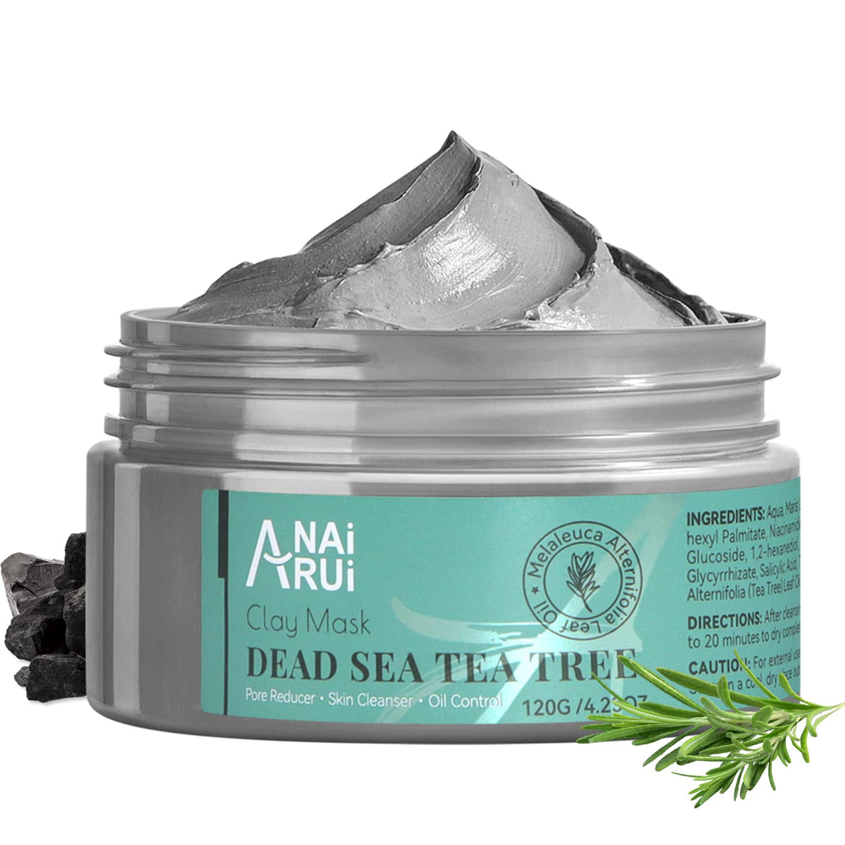 Masque ANAI RUI argile Terre-Mer-Morte purifiant les pores.