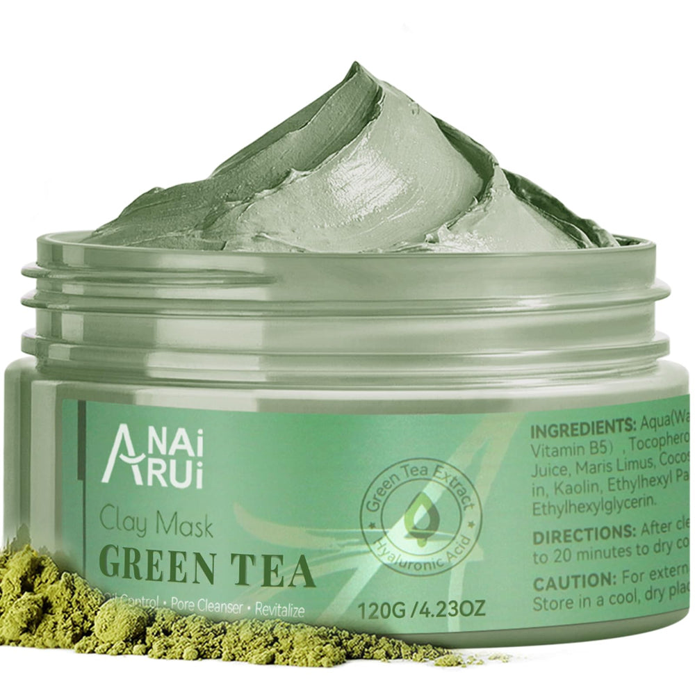 ANAI RUI Masque thé vert purifiant pour pores nets et éclat