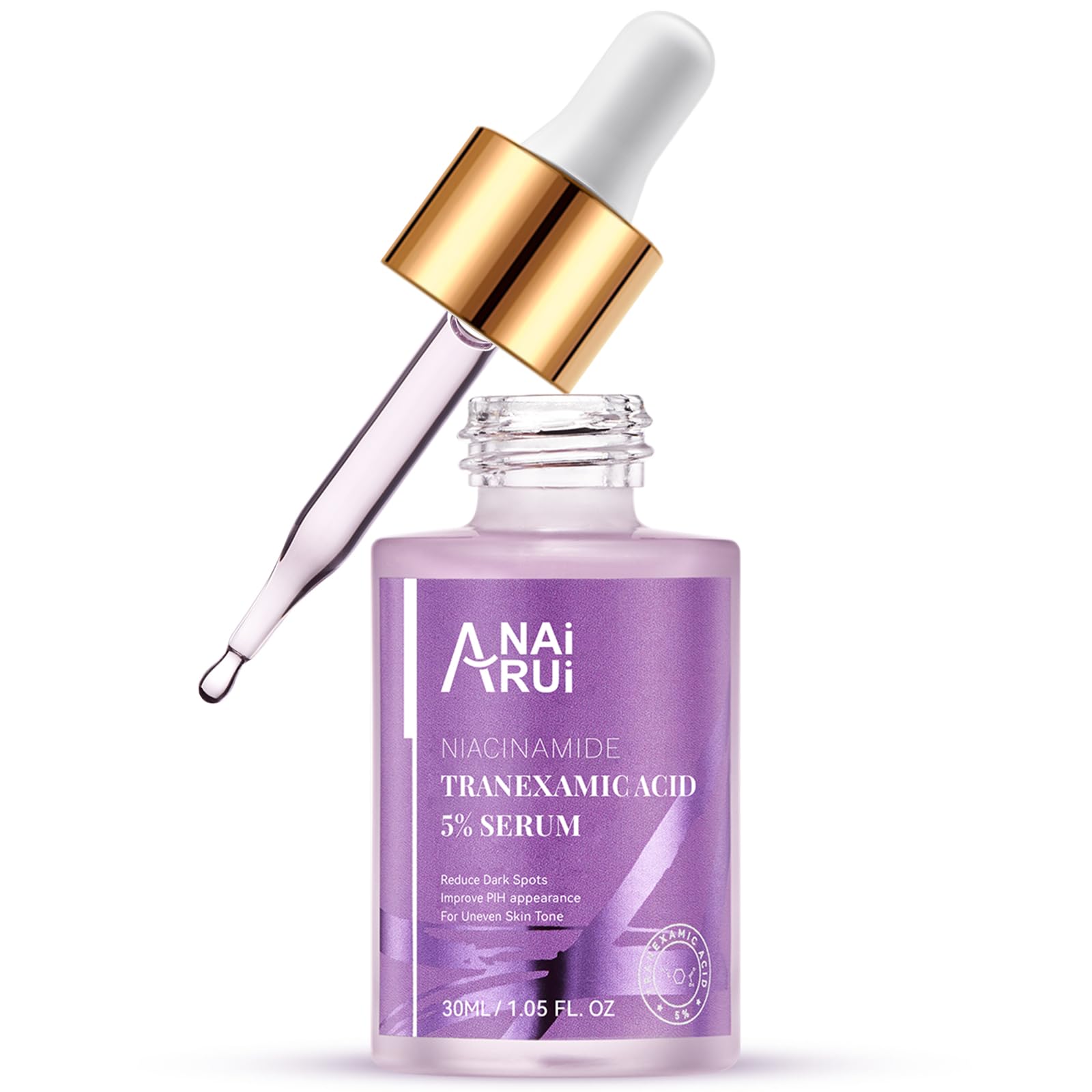 ANAI RUI sérum acide tranexamique 5%, flacon-pompe pratique.