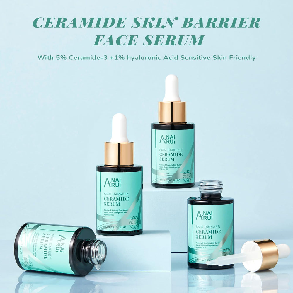 Illustration of skin barrier reinforced with ceramides
