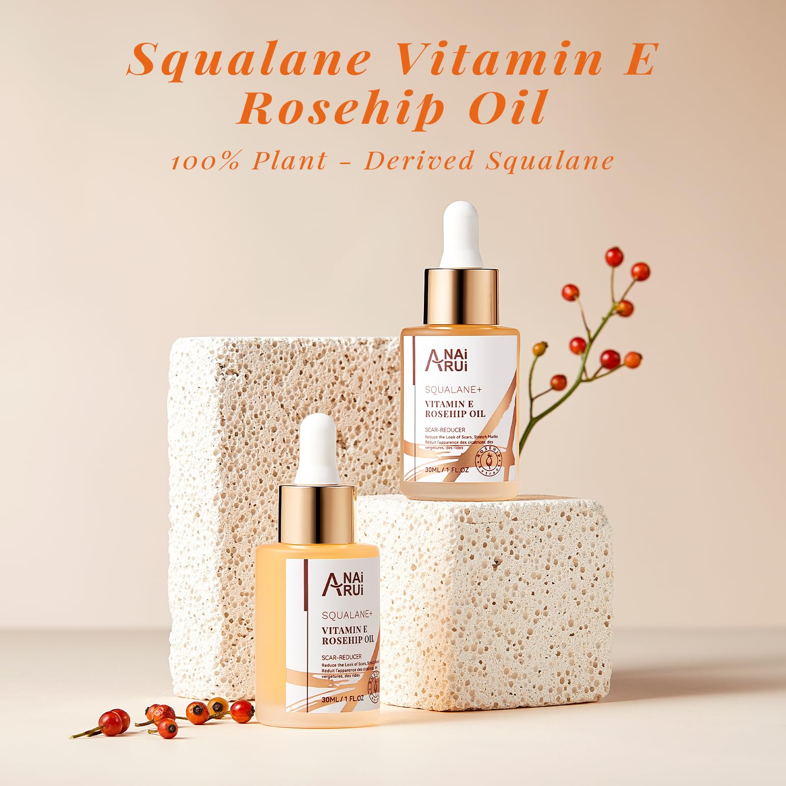 ANAI RUI Squalane Rose Musquée peau nourrie et épanouie