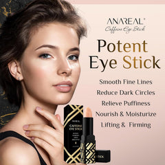 Contour des yeux rafraîchi et poches réduites avec le baume Caféine ANAREAL