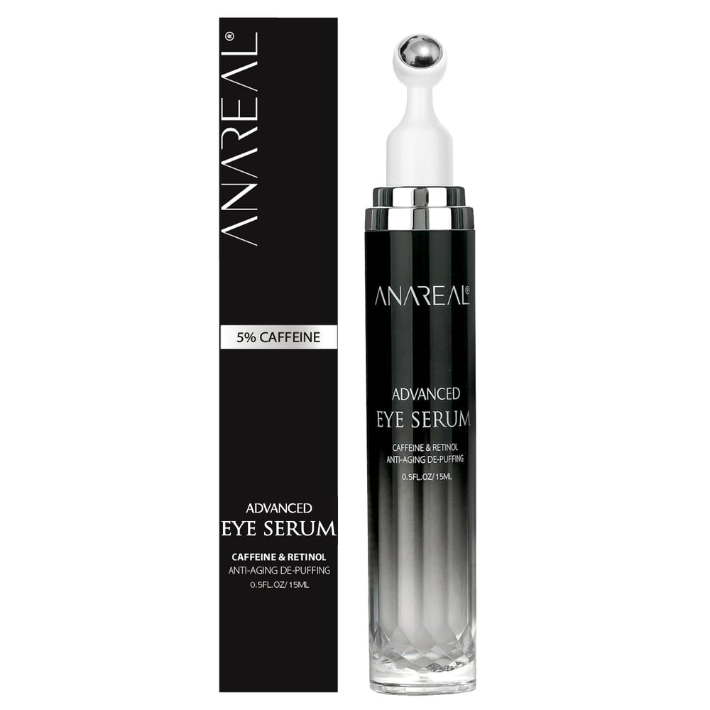 ANAREAL crème poches yeux homme; réduction visible des cernes et fatigue.