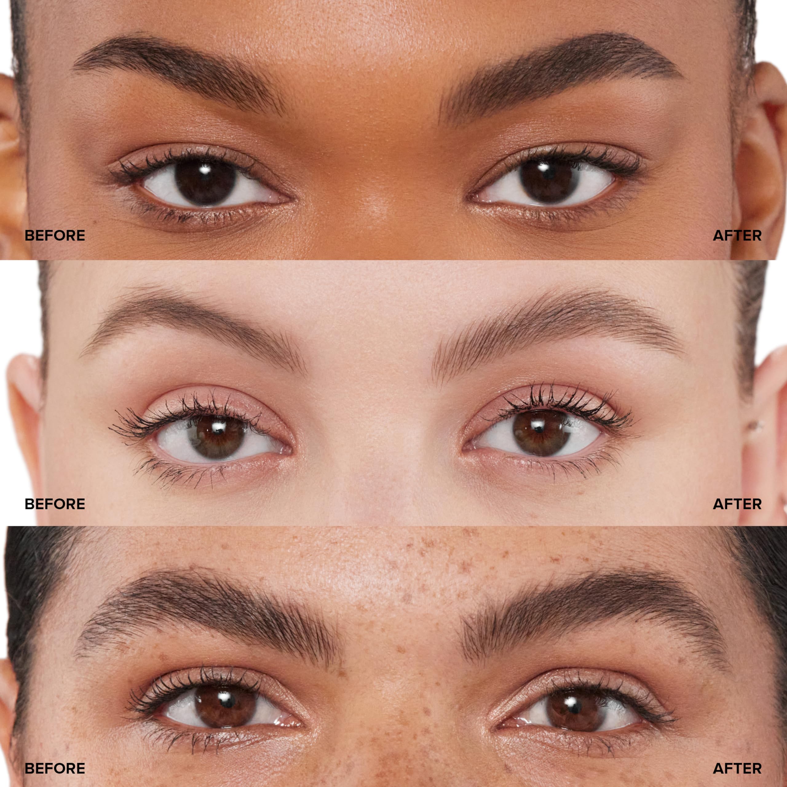 Application rapide et maîtrisée avec DIPBROW Ebony sur les sourcils.
