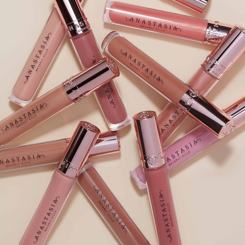 Anastasia Beverly Hills Guava gloss à lèvres : brillance durable effet miroir.