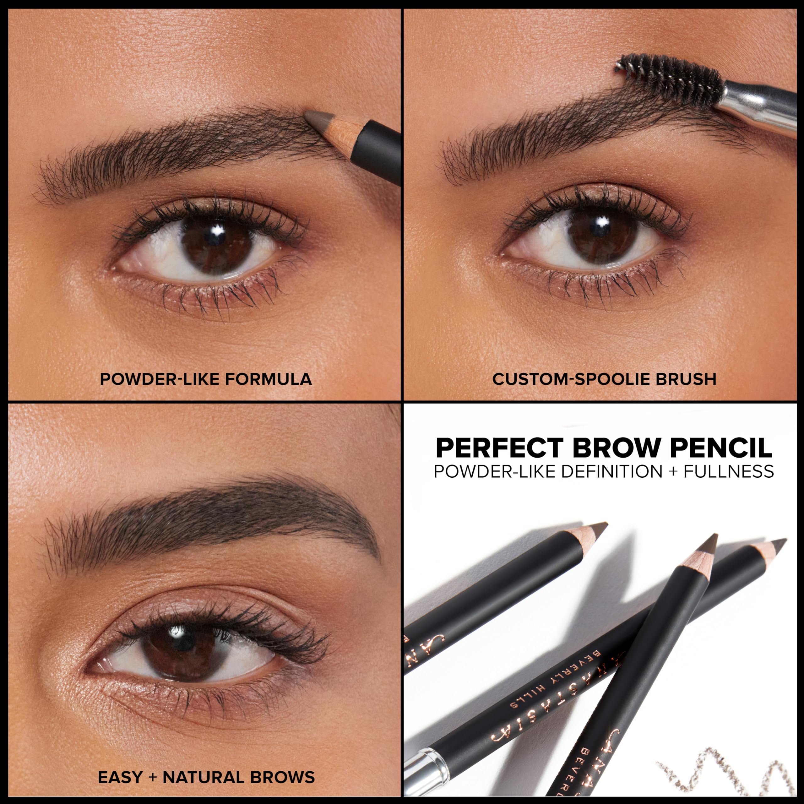 Anastasia Beverly Hills Perfect Brow Pencil Auburn, étui élégant protégeant le crayon.