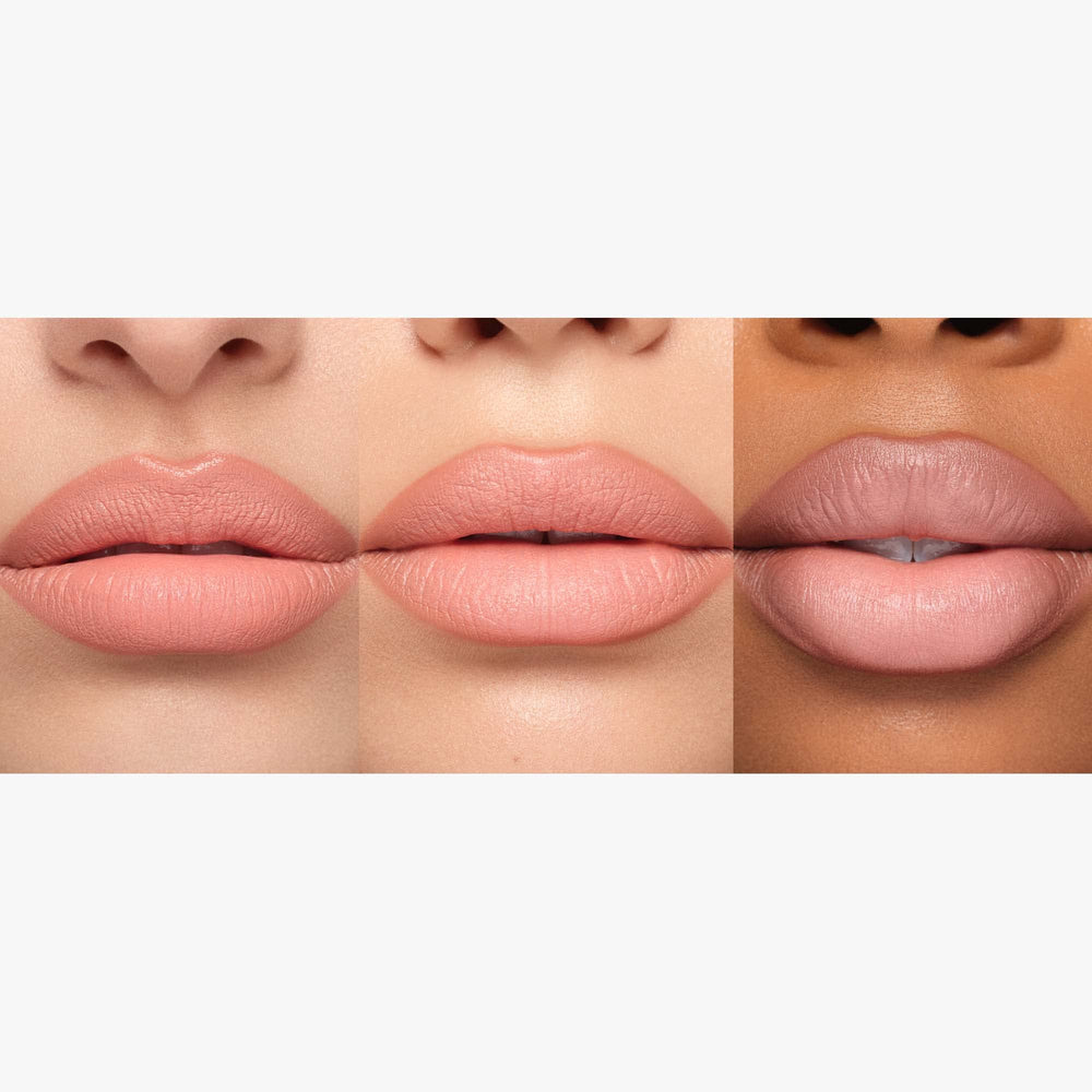 Application précise avec le rouge Hush Rose par Anastasia Beverly Hills.