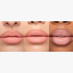 Application précise avec le rouge Hush Rose par Anastasia Beverly Hills.